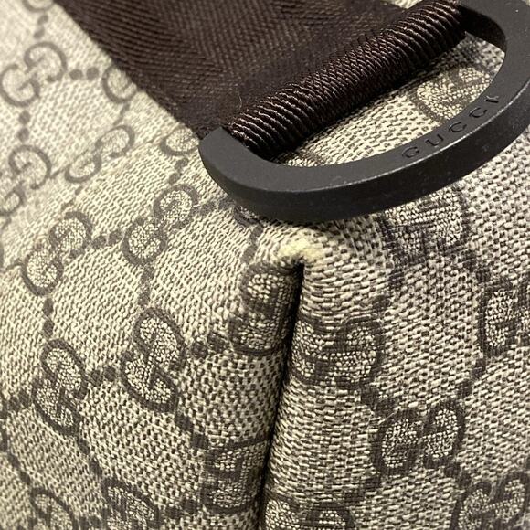 Gucci GG Plus GG Supreme/Interlocking G Backpack 246321 Dark Brown Beige PVC main image 15